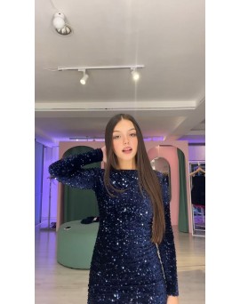 VESTIDO VALEN PAETE COSTAS ABERTA HMR 
